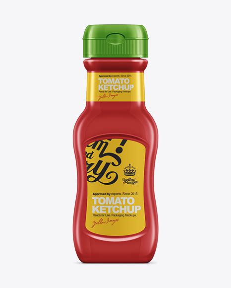 Download 500g Tomato Ketchup Bottle Mockup